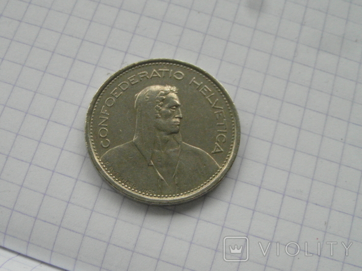 Швейцария 5 франков-1968 в