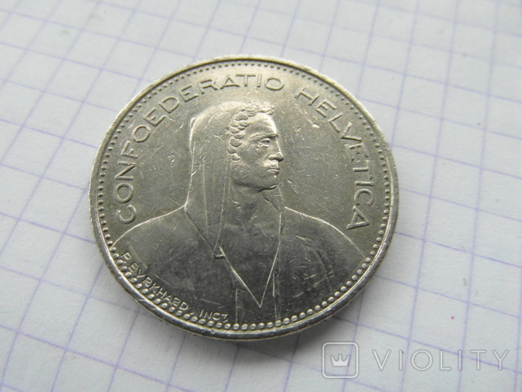 Швейцария 5 франков-1999 в