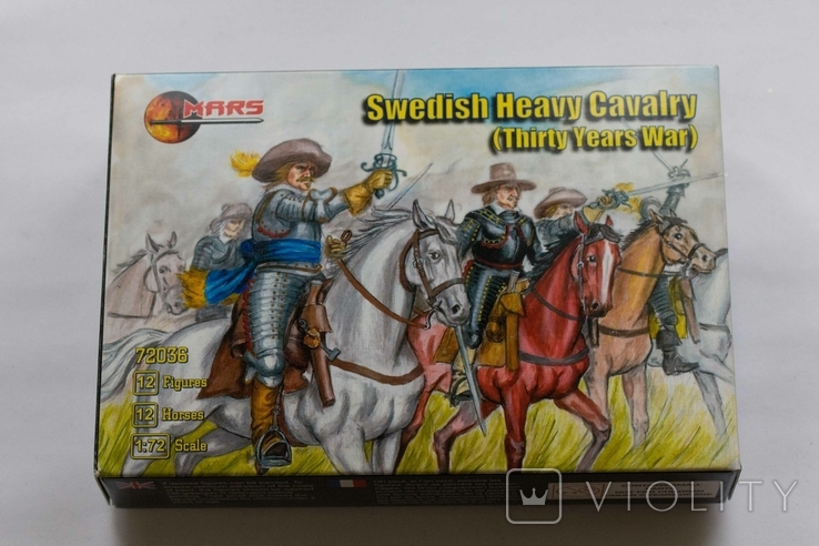 Солдатики новые Swedish Heavy Cavalry Mars