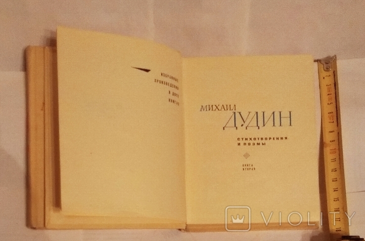 Торг Михаил Дудин избранные произведения 2 книги 1966г., фото №3