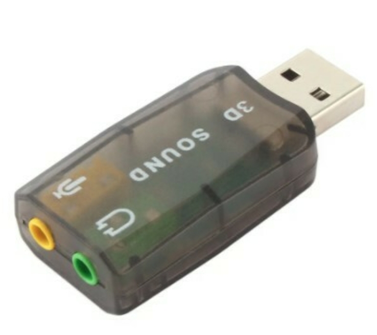 Внешняя звуковая USB звуковая плата 5.1, фото №2