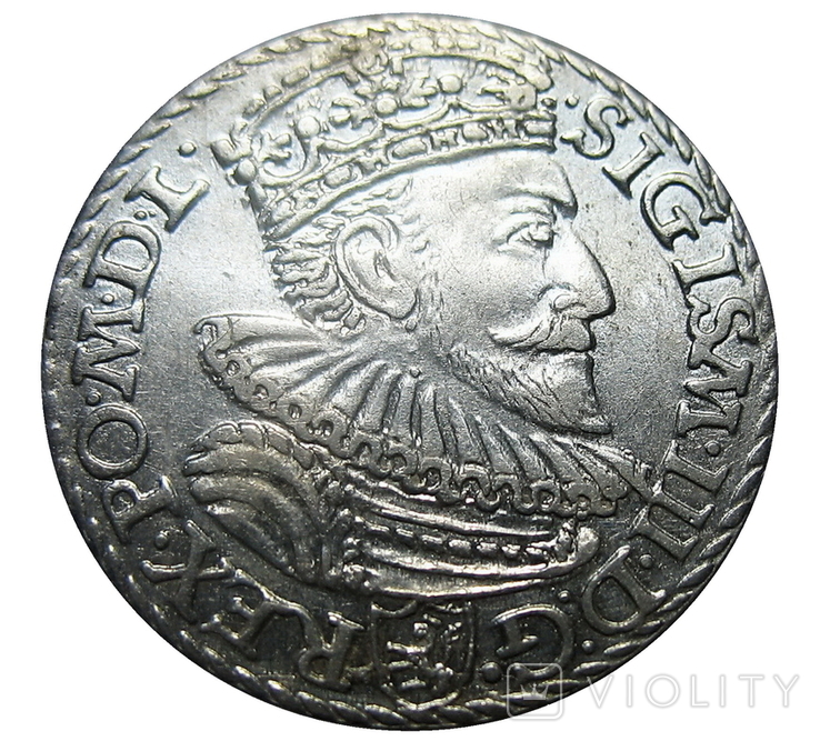 Трояк 1593 г. (Мальборг), Сигизмунд ІІІ Ваза