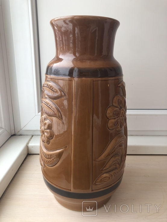 Напольная ваза ГДР. Керамика., фото №3