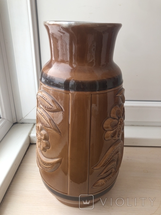 Напольная ваза ГДР. Керамика., фото №5