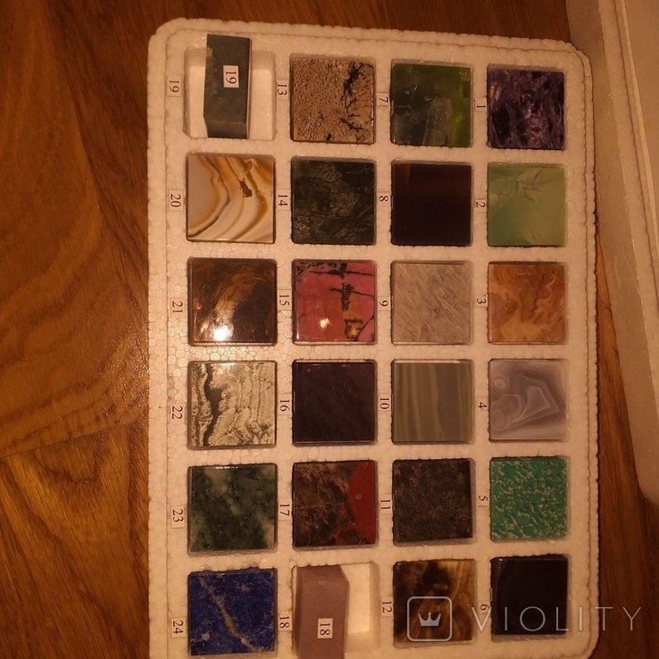 Коллекция перечень камней - самоцветов ИСМ, фото №2