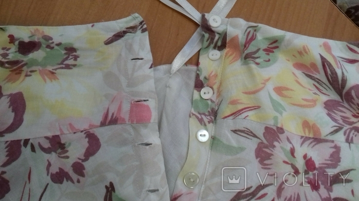 Летняя юбка с цветочным принтом, фото №4