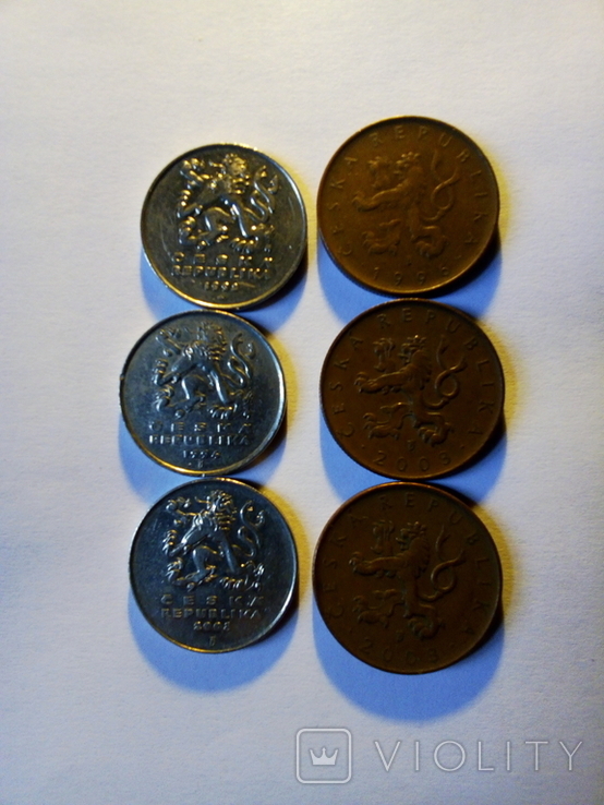 Монеты современной Чехии, фото №2
