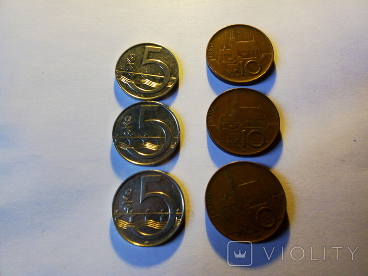Монеты современной Чехии, фото №5