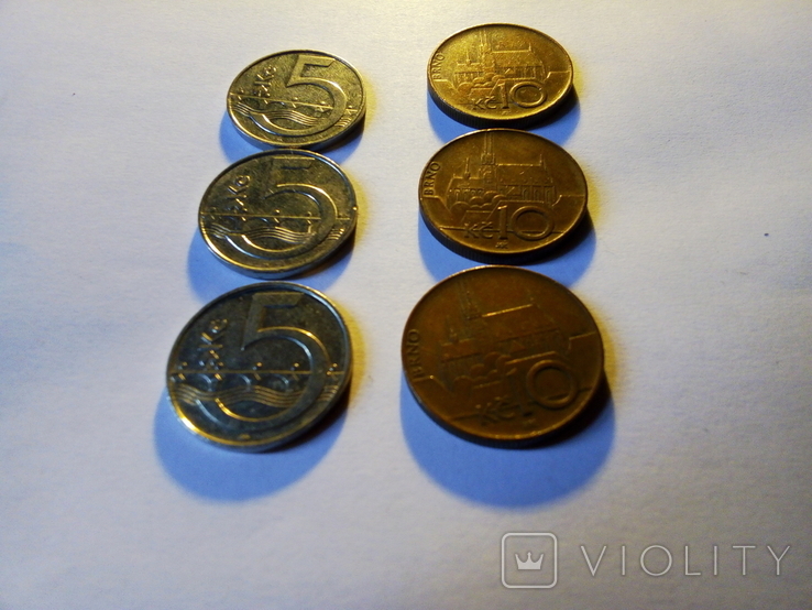 Монеты современной Чехии, фото №6