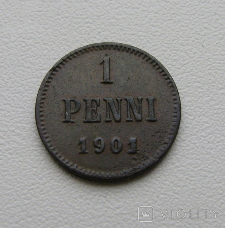 1 пенни 1901, numer zdjęcia 2