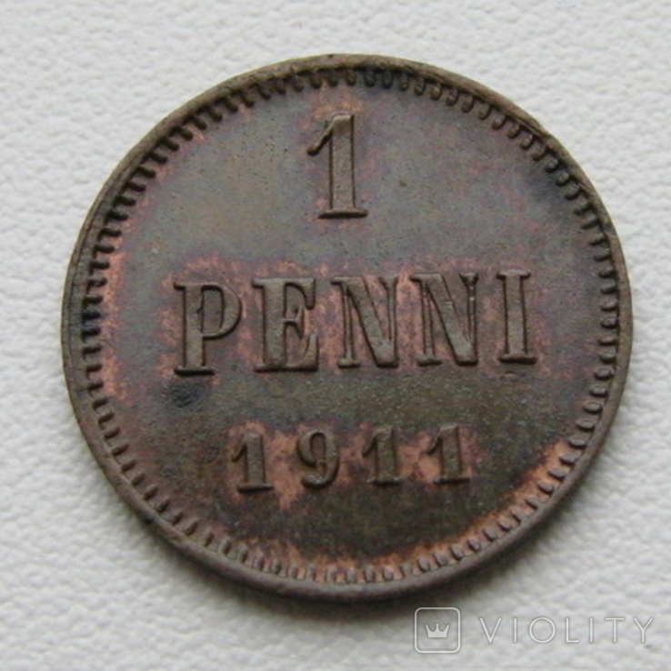 1 пенни 1911, фото №2