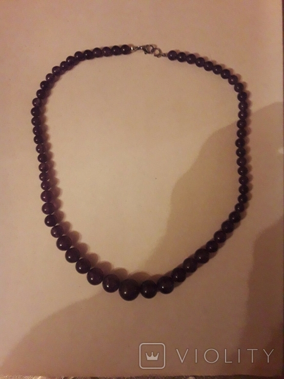 Бусы - ожерелье из аметиста 49гр.