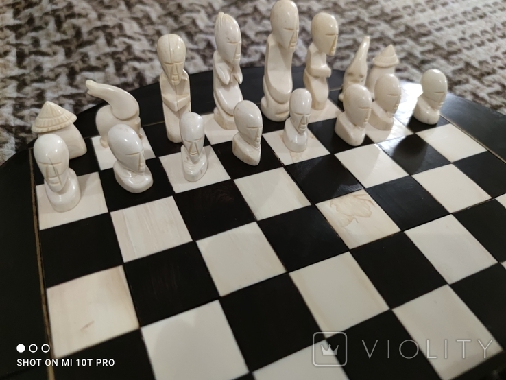 Шахматы слоновая кость, фото №5