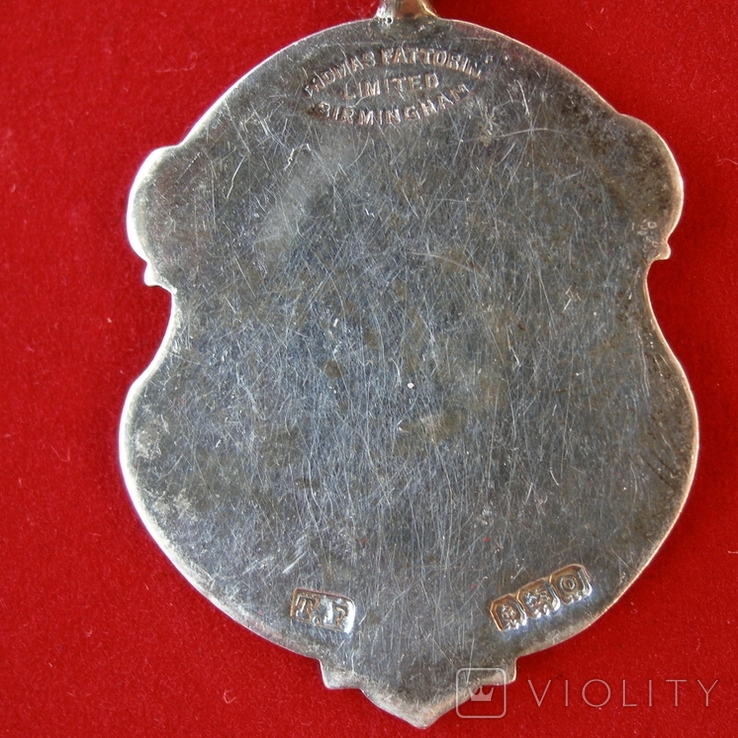 Подвес. Медальон. Серебро с позолотой 12,4 гр, фото №6