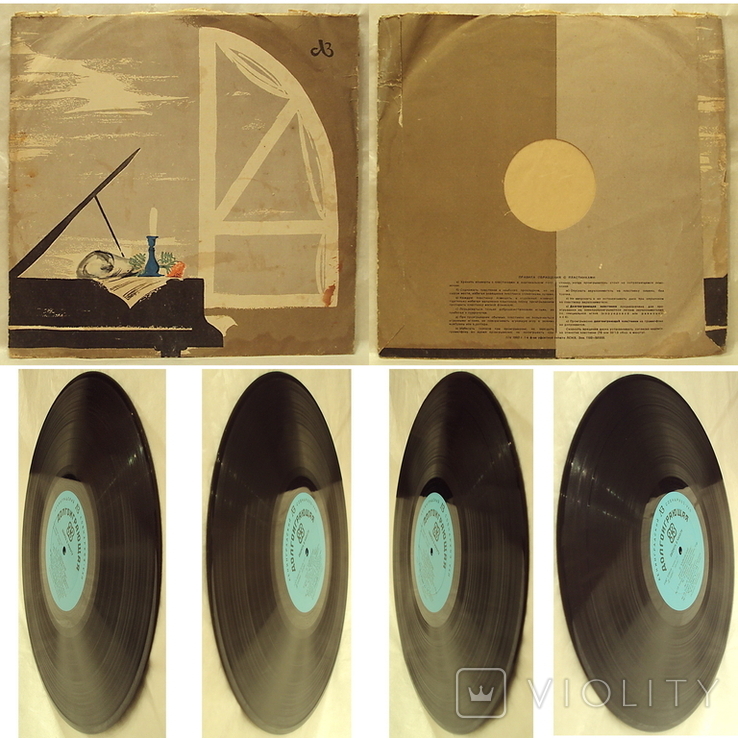 Три первые грампластинки-Чайковский "Лебединое озеро" полный набор,запись-1956/60 г., фото №7