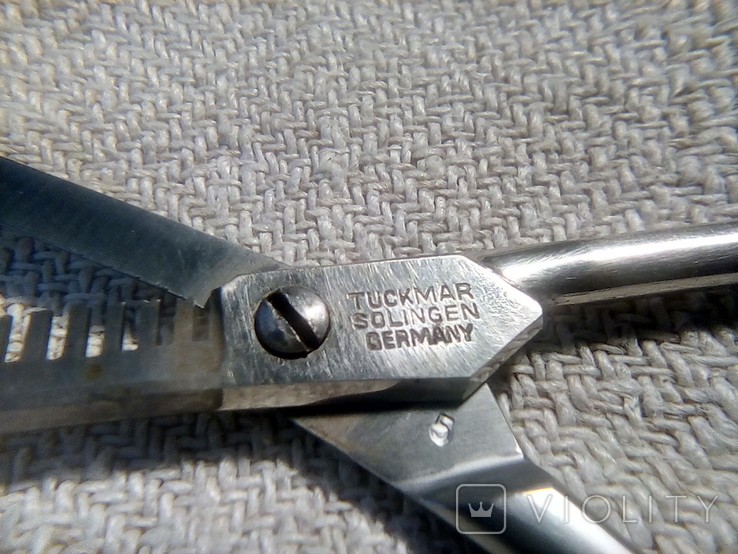 Филировочные парикмахерские ножницы.Tuckmar Solingen Germany. №5 .1980-е., фото №4