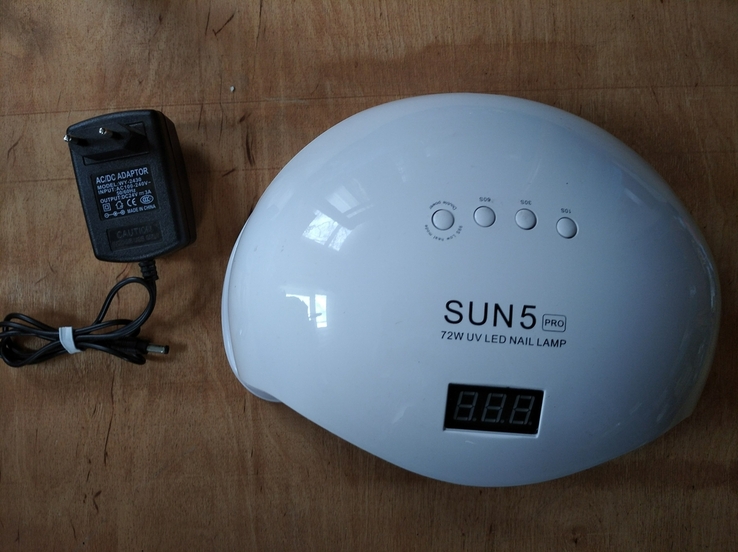 Лампа для маникюра "SUN 5 Pro 72W UV Led Nail Lamp" (комбинированная), на две руки.