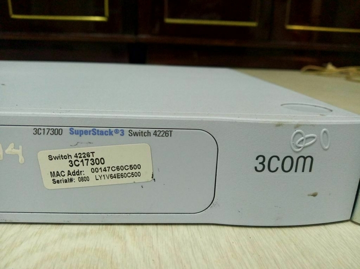 Switch Свитч 3Com SuperStack3 4226T 3C17300 26 портов, numer zdjęcia 3