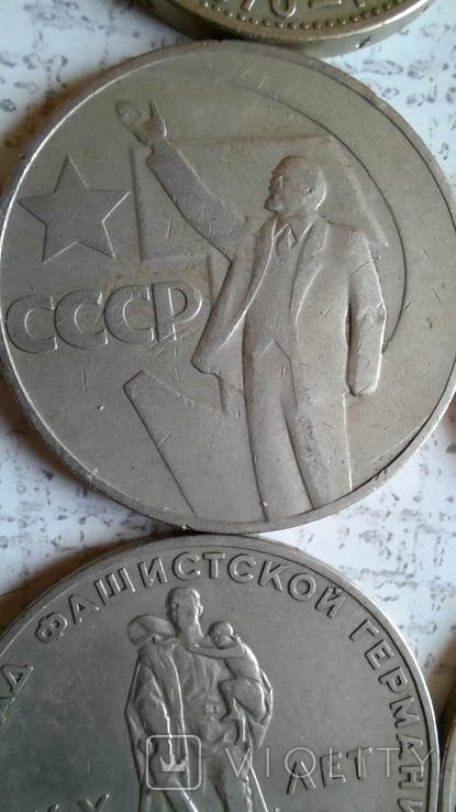Набор юбилейных монет +рубли 88шт, фото №6
