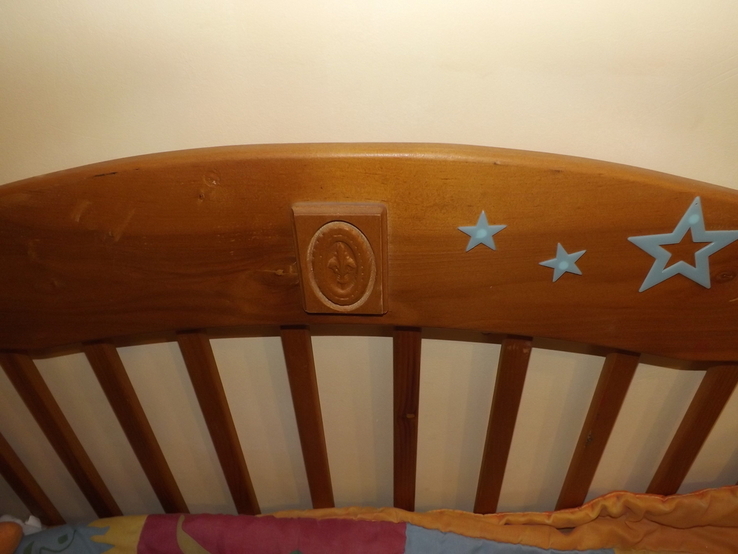 Детская деревянная кровать б/у, фото №12