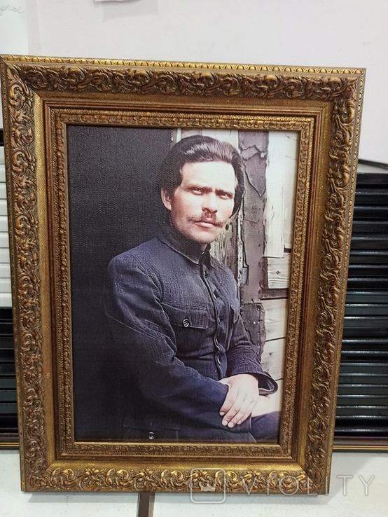 Portrait of ''Nestor Makhno''. reproduction