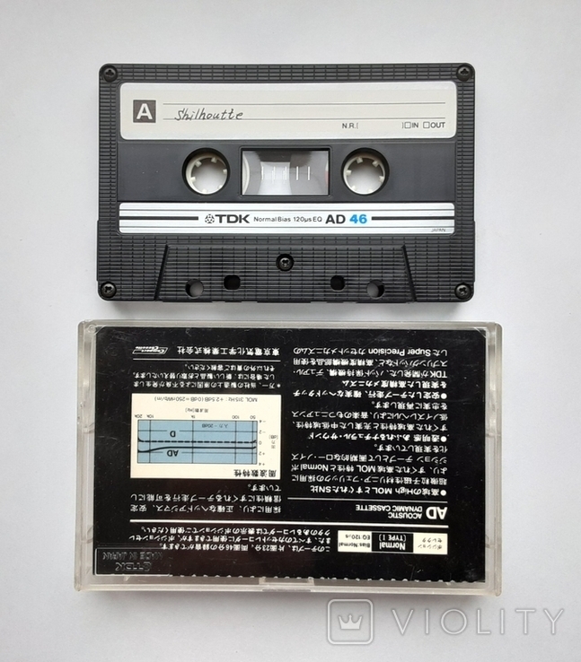 Аудиокассета TDK AD 46 (Jap 1982), фото №2