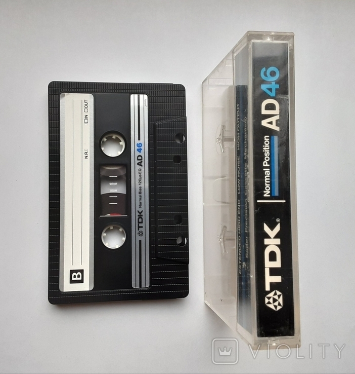Аудиокассета TDK AD 46 (Jap 1982), фото №4