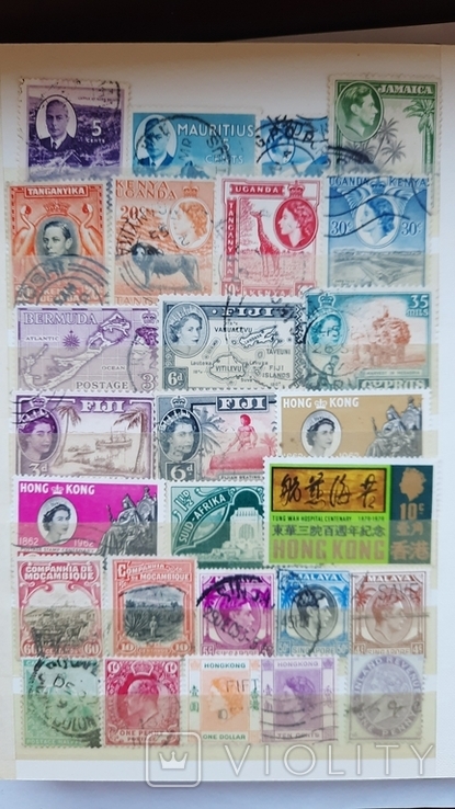 414 шт Королевские територии, марки с 1899 года-1960год, фото №9