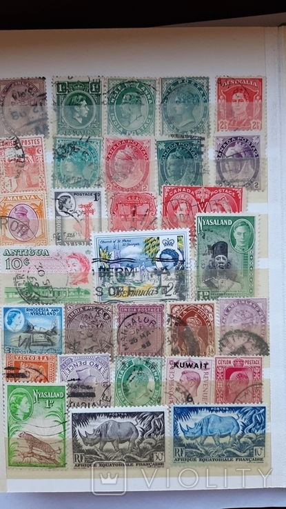414 шт Королевские територии, марки с 1899 года-1960год, фото №11