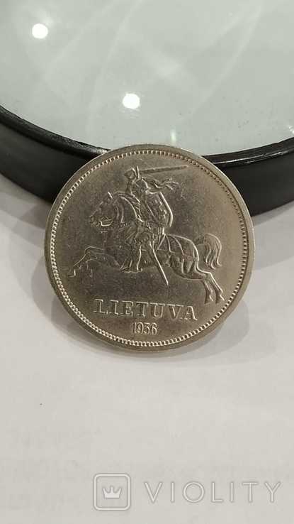 5 лит 1936г. Литва 1 Республика., фото №7