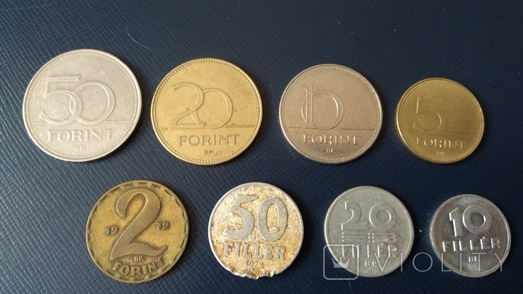 Венгрия. Монеты - 8шт