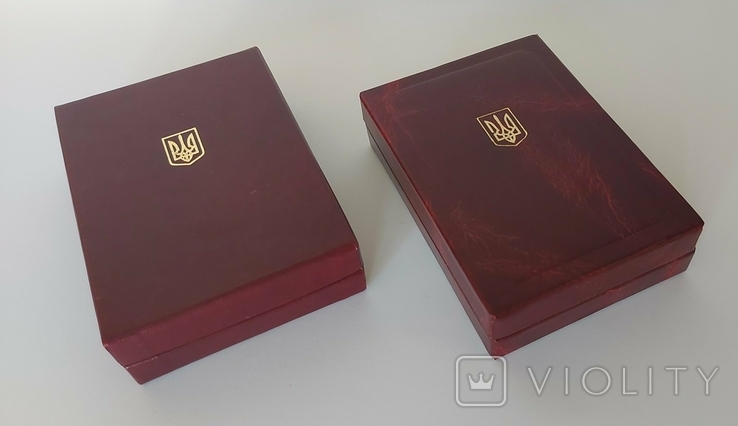 Коробка футляр для наград заслуженный Украина мать героиня