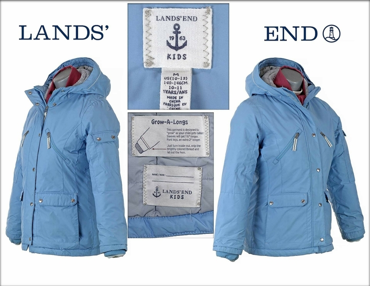 Куртка Lands End Kids. Весна, зима, осень., numer zdjęcia 5