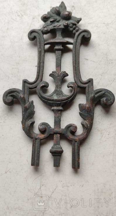 Старинный бронзовый элемент декора ., фото №11