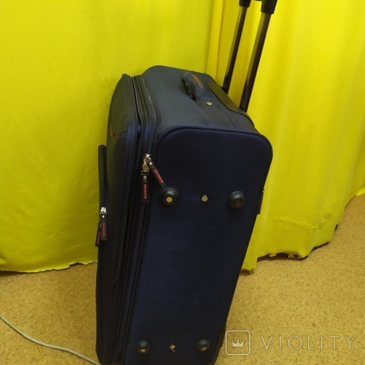 Каркасна валіза з тканини Бронсон, фото №7