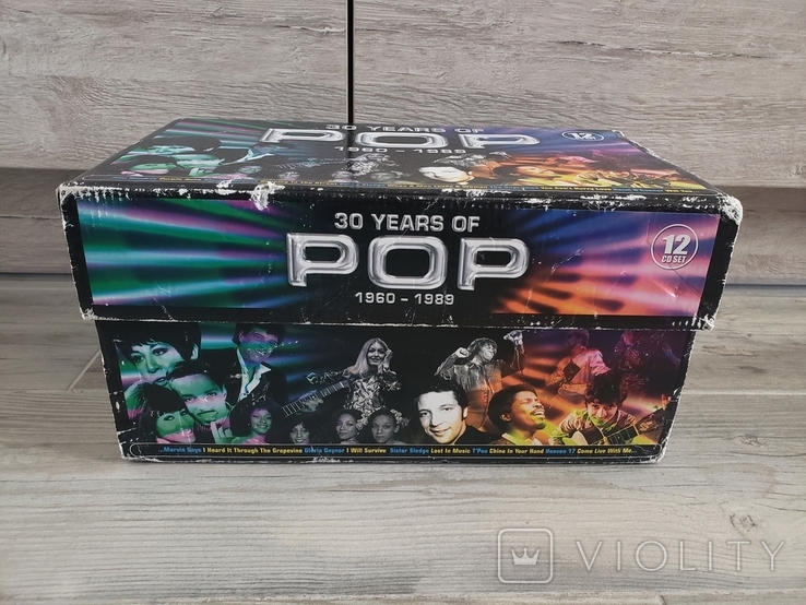 Pop music CD 30 years 1960-1989