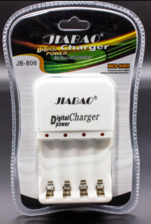 Универсальное зарядное устройство для батареек AAA AA Jiabao JB-806, фото №2