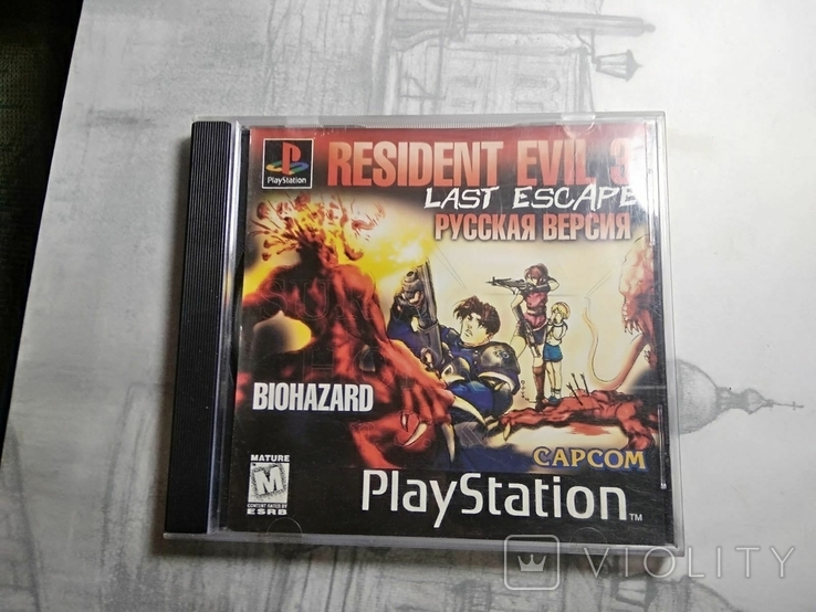 Игры диски Пс1 Playstation 1 one Resident evil Last escape, фото №2