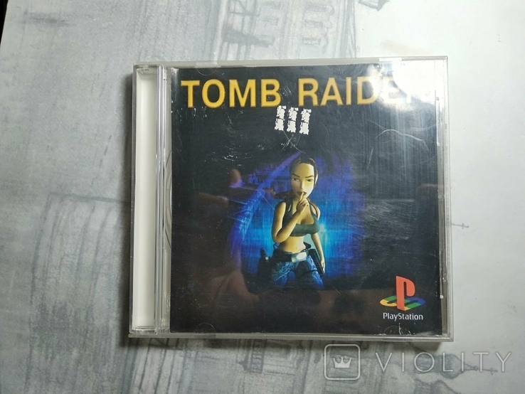 Игры диски Пс1 Playstation 1 one tomb raider 3, фото №2