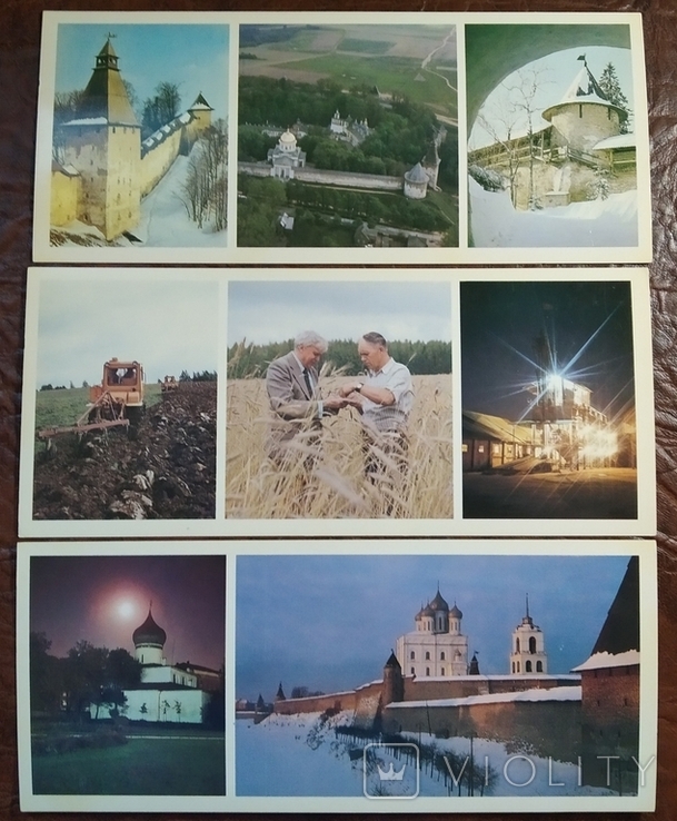 По Псковской земле. 22 цветные открытки, фото №8