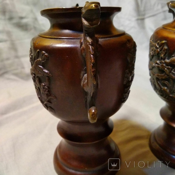 Пара антикварних китайських ваз, фото №7