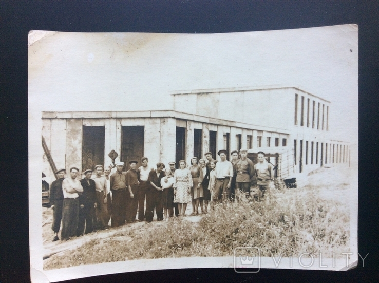 Крым.Минино.1934г строители масло-завода, фото №2