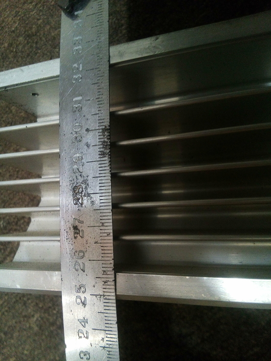 Радиатор алюминиевый большой 15х8х8, фото №4