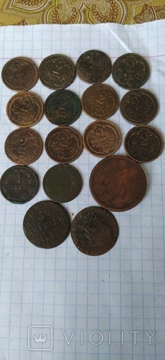 17 монет австро угорщини, фото №3
