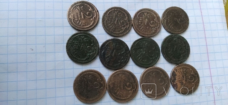 12 монет австро угорщини, фото №3