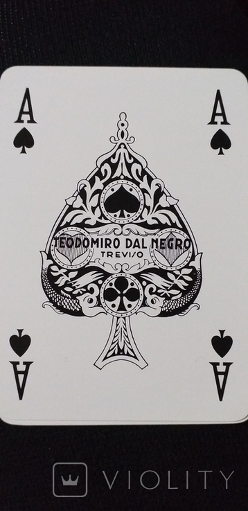 Игральные карты DAL NEGRO TREVISO с покерными фишками.Италия