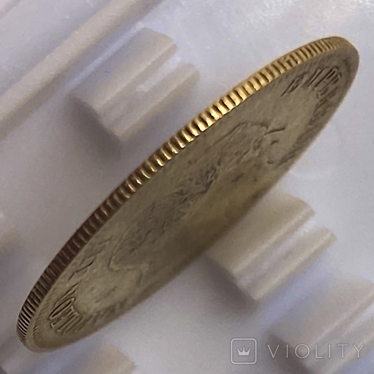 10 франков. 1856. Наполеон III. Франция (золото 900, вес 3,19 г), фото №7