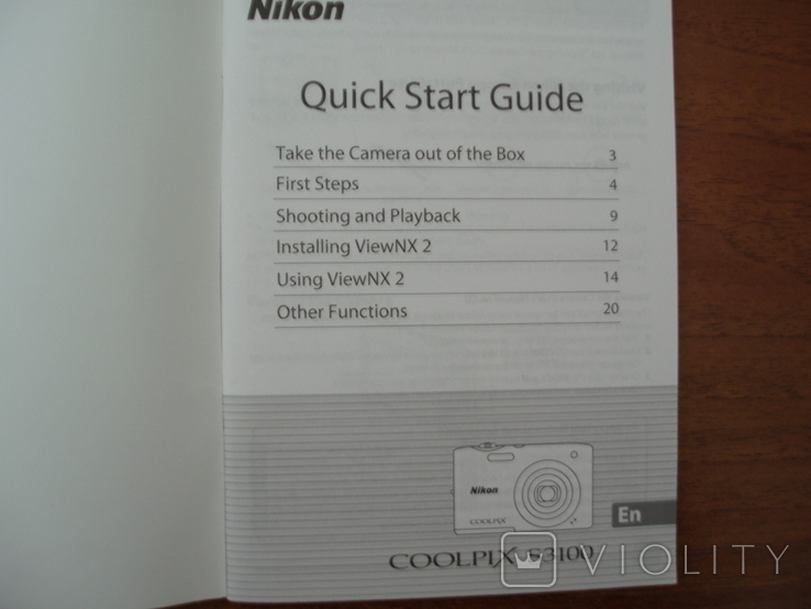 Nikon Coolpix S3100 Инструкция руководство краткое англ., укр., photo number 4