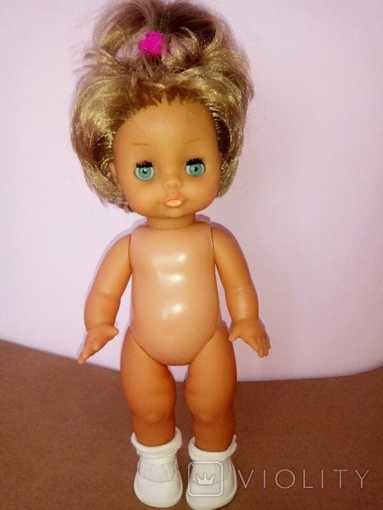 Кукла Бигги прямоножка с прядкой ГДР, фото №5