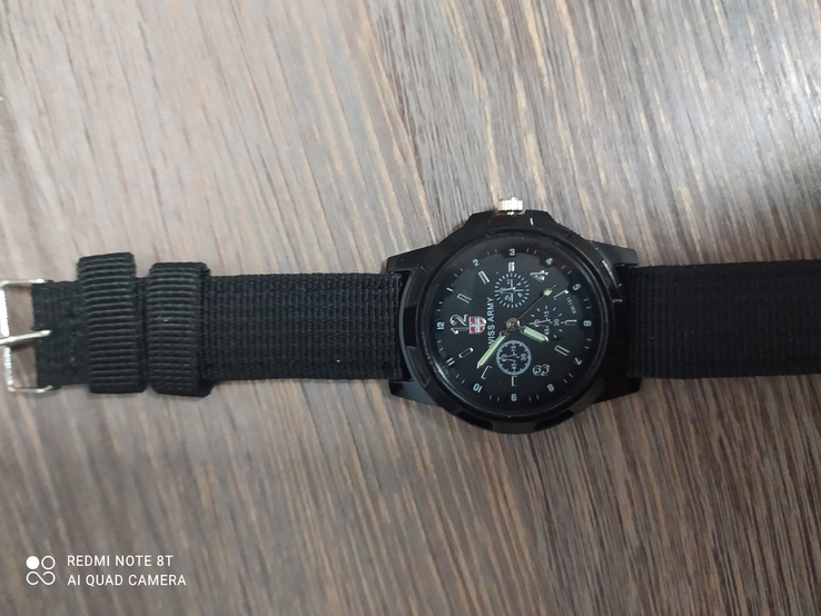 Мужские часы Swiss army черные, фото №7